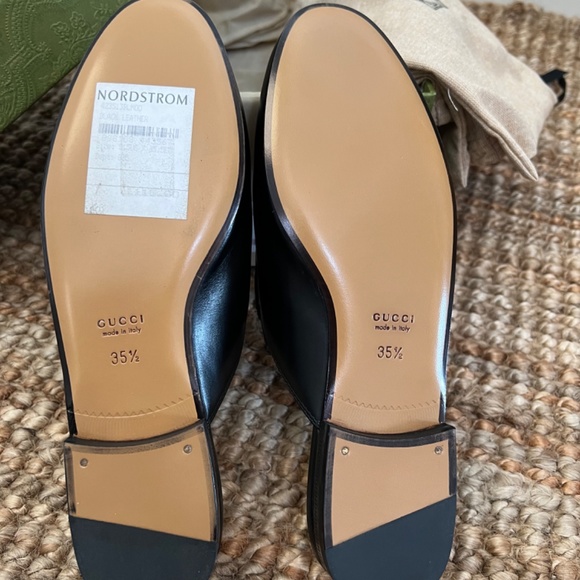 NWT Gucci WOMEN'S PRINCETOWN LEATHER SLIPPER - Picture 5 of 5